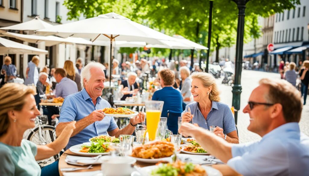 Mittagspause in Deutschland