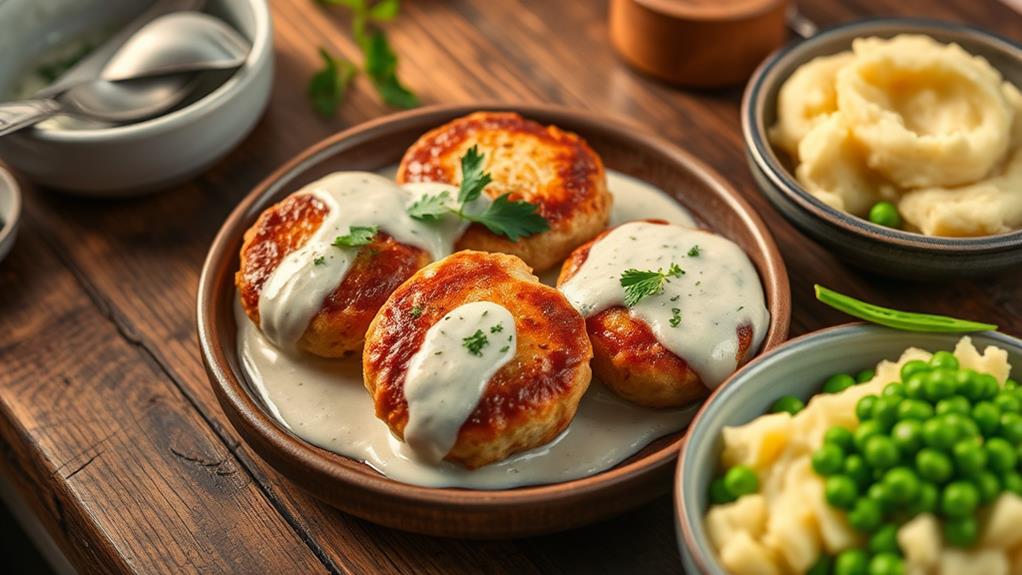 k fte mit sahnesauce rezept