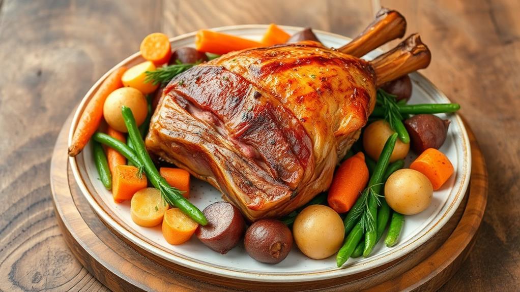 kalbshaxen mit gem se rezept
