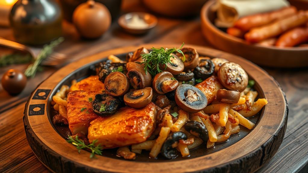 pilzfleischlaib rezept anleitung