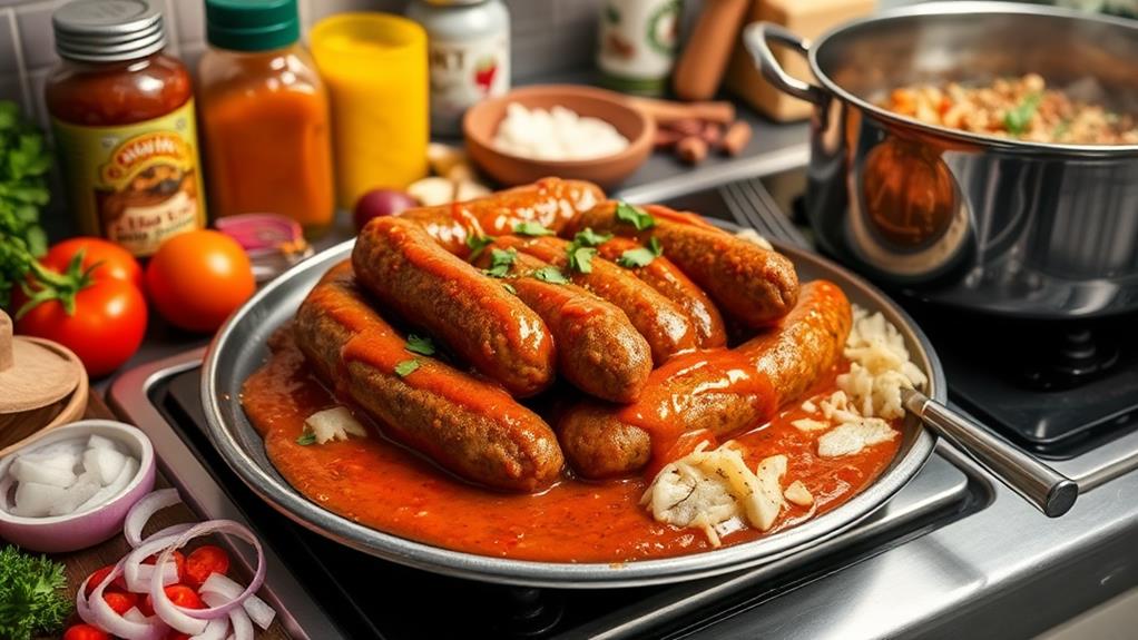 schnelles currywurst rezept zuhause