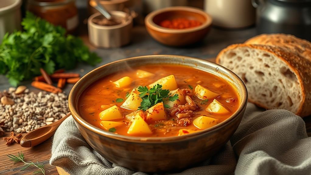 spicy potato soup recipe
