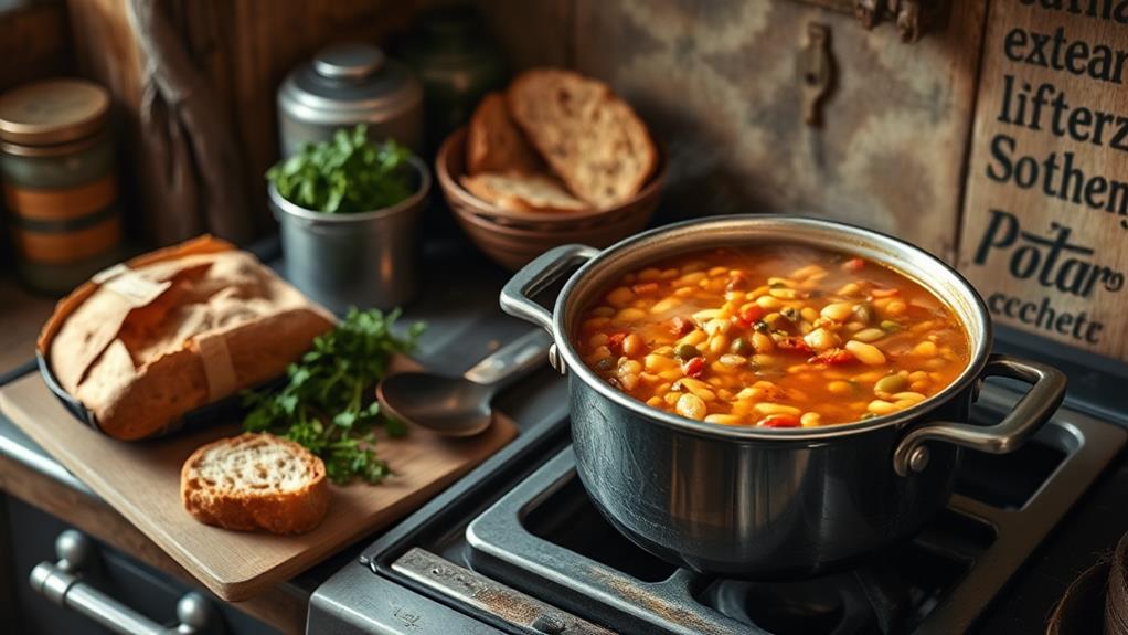 traditionelles bohnen suppen rezept
